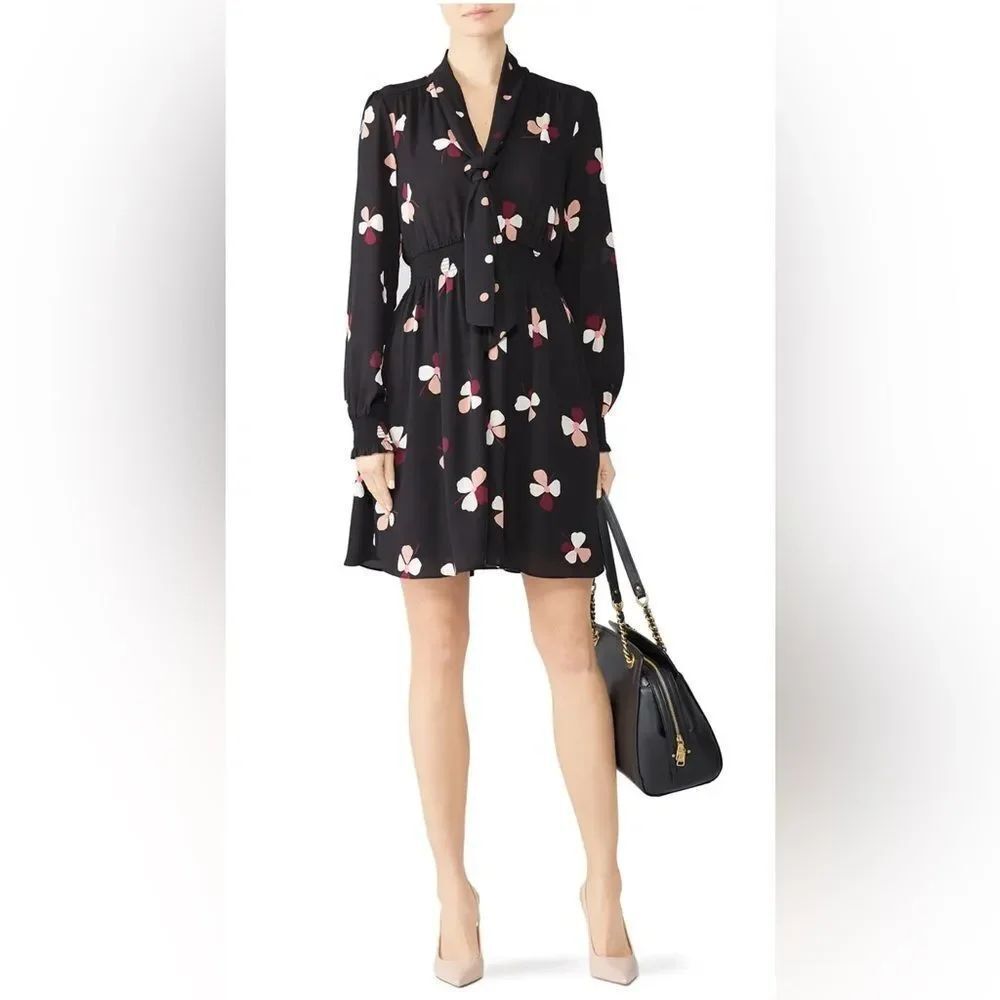 Kate Spade New York Glitzy Ritzy Mini Dress in Dusk Buds Floral Print